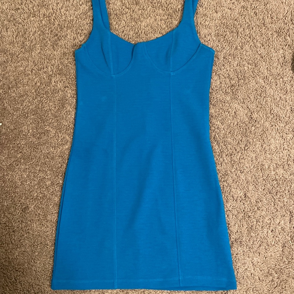 Zara blue dress
